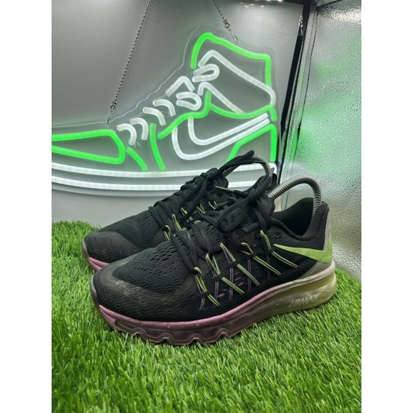 Nike‎ Air Max 2015  Fuchsia Glow Womens Size 7.5 Pink-Neon Green 698903-003 - Picture 2 of 7